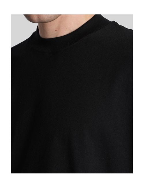 Lardini Black Crew Neck T-Shirt for men