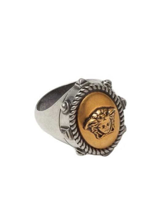 Versace Metallic Tivoli Ring