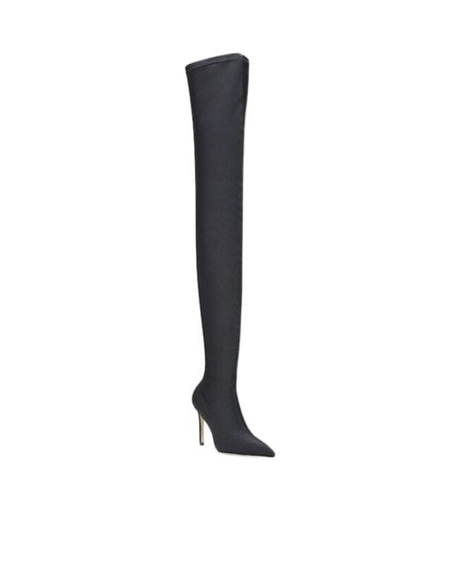 Stuart Weitzman White Pointed-Toe Over-The-Knee Boots