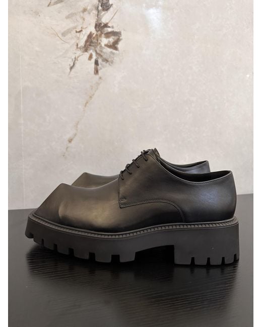 Balenciaga Rhino Derby Shoes in Black for Men | Lyst