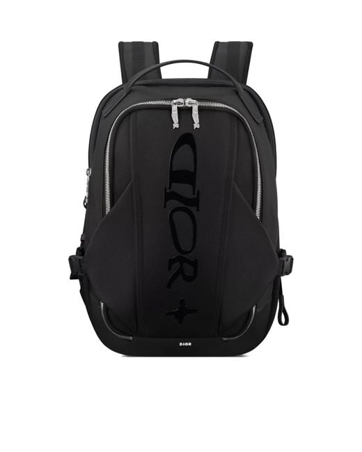 Dior Black Logo Backpack for men