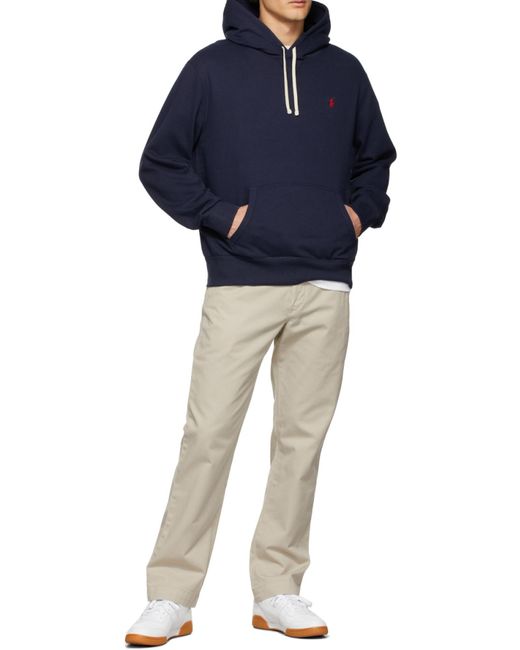 Polo Ralph Lauren Blue The Rl Fleece Hoodie for men