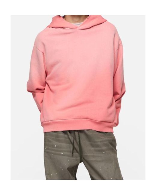 Acne Pink Long-Sleeved Sweatshirt for men
