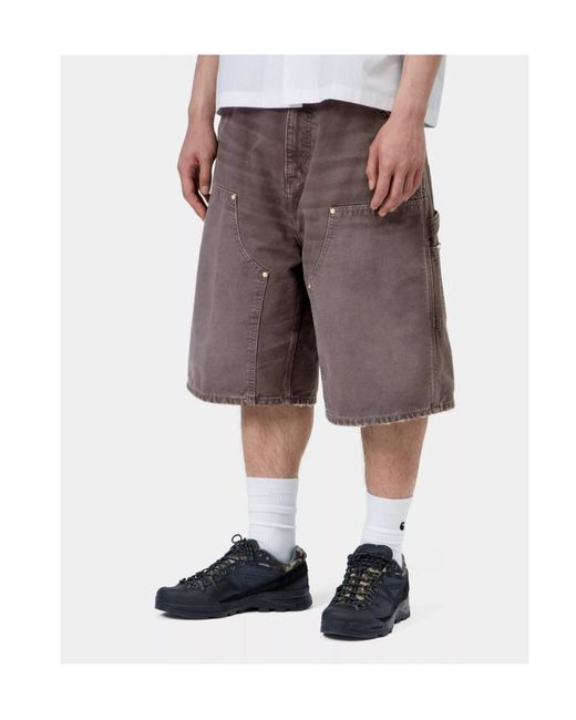 Carhartt Gray Og Double Knee Short for men