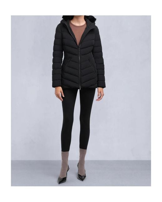 Moose Knuckles Black Roselawn 5 Hooded Down Jacket