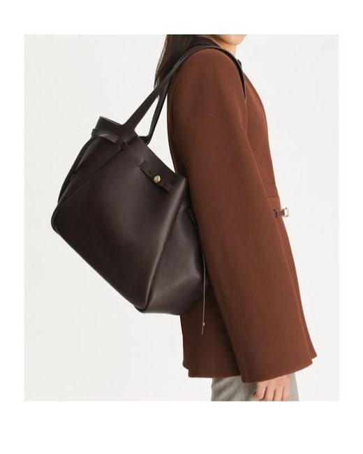 Tory Burch Black Romy Medium Tote Bag