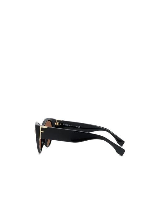 Fendi Multicolor Cat Eye-Frame Tinted Sunglasses