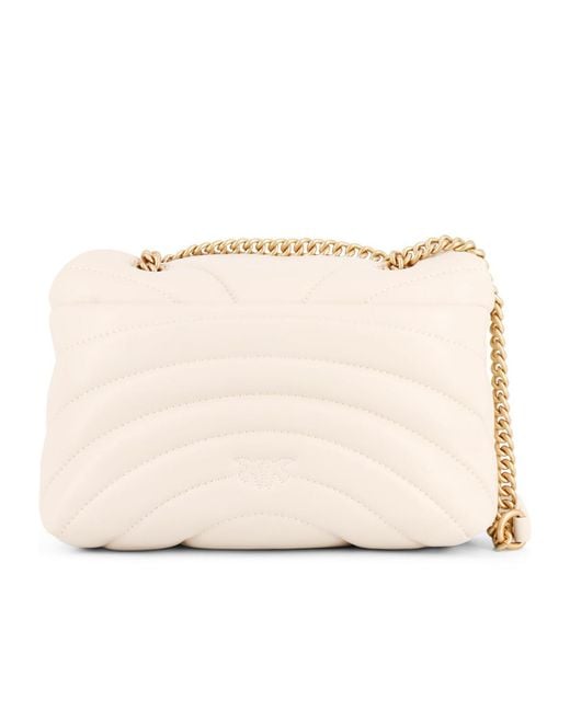 Pinko Natural Flip Shoulder Bag