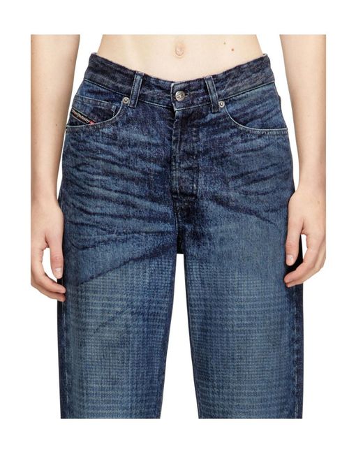 DIESEL Blue Regular Jeans 1971 D-Sent 007Cv