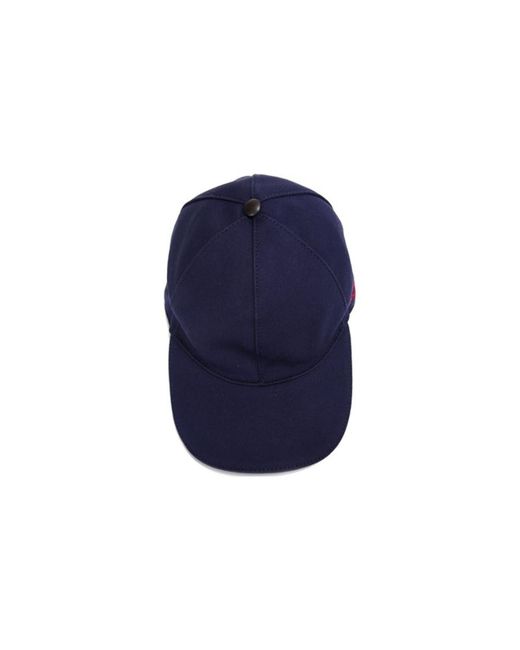Gucci Blue Double G Hat for men