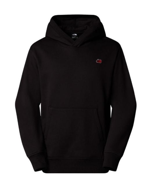 The North Face Black Long-Sleeve Logo Detail Hoodie for men
