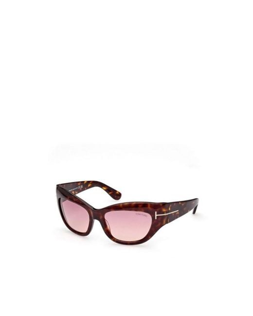 Tom Ford Pink Eyewear Cat-Eye Frame Sunglasses