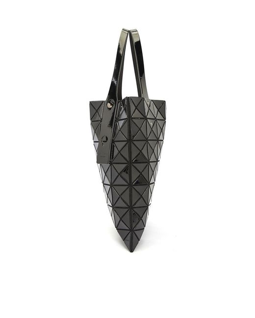 Issey Miyake Black Prism Geometric Pattern Handbag