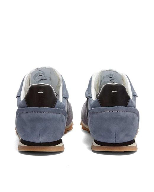 Maison Margiela Blue Round Head Lacing Casual Sneakers for men