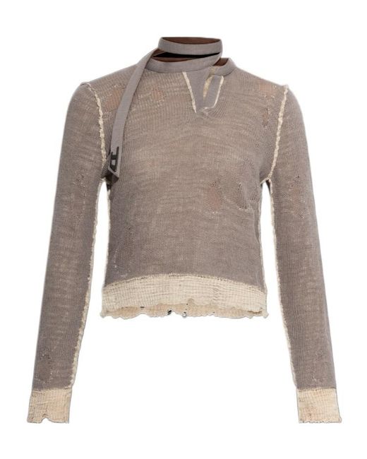 DIESEL Gray M-Dracarina Jumper