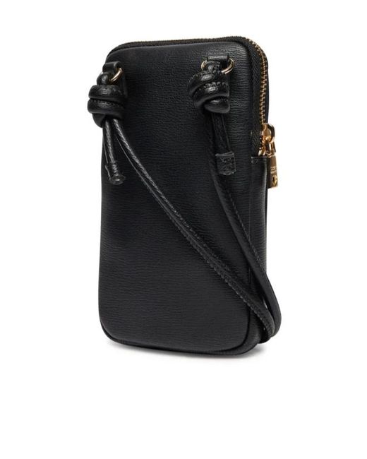 Moschino Black Shoulder Wallet