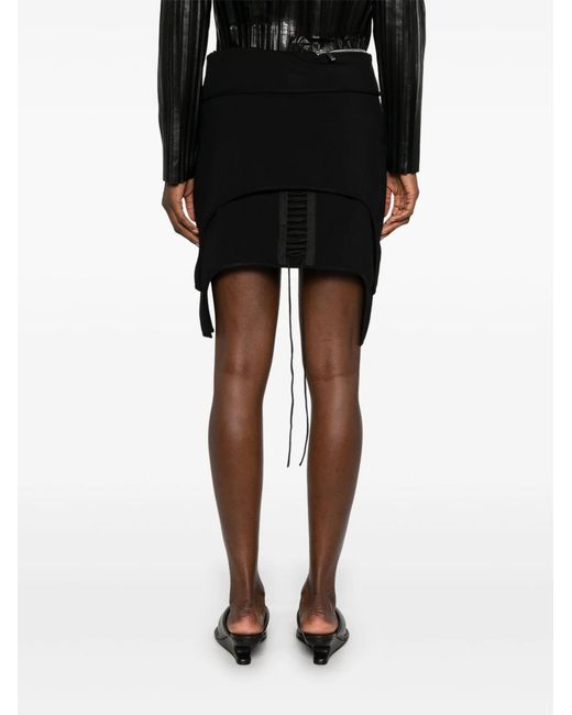 Helmut Lang Black Aviator Skirt