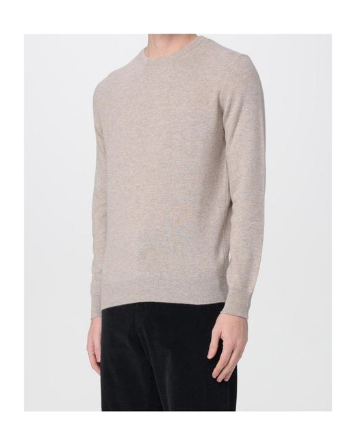 Zegna Pink Crew Neck Sweater for men