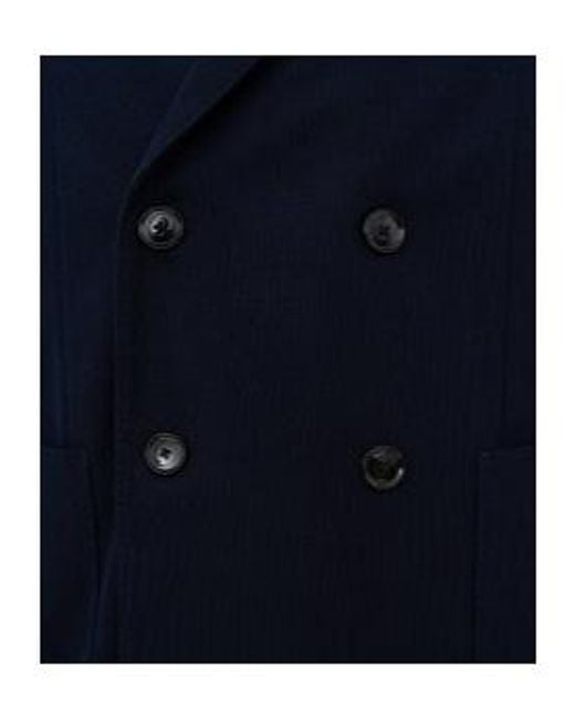 Boss Blue Long-Sleeved Suit Jacket for men