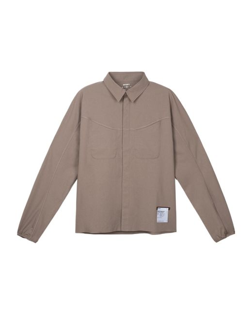 Satisfy Brown Peaceshell River Shirt for men