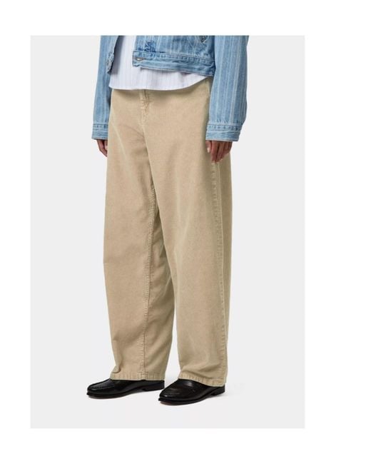 Carhartt Natural Brandon Velvet Loose Pants