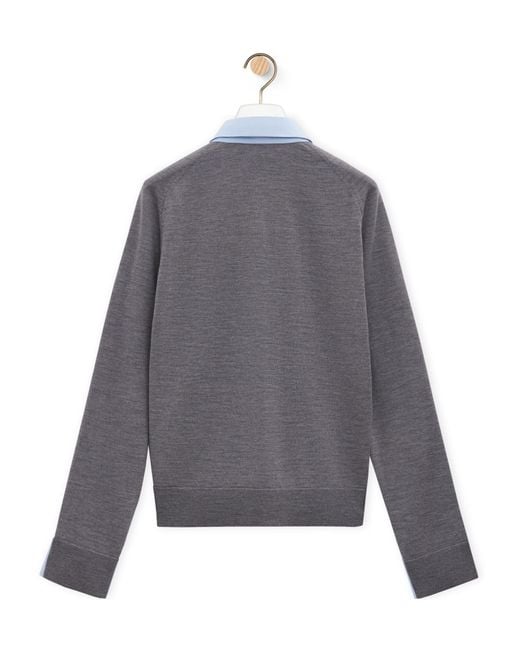 Loewe Blue Hybrid Shirt for men