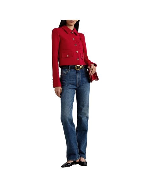 Altuzarra Red Wool Jacket