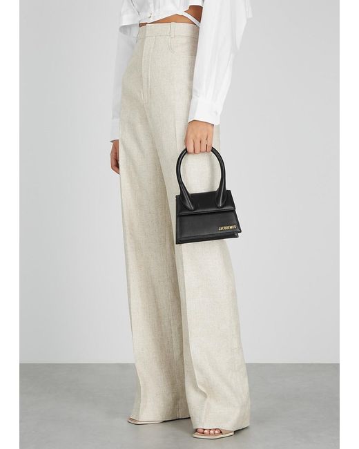 Jacquemus Black Le Chiquito Moyen Leather Shoulder Bag