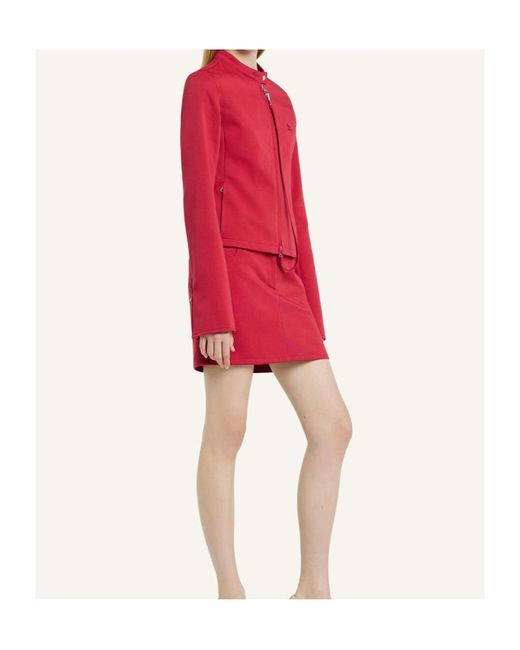 Courreges Red Courrges Zip-Up City Jacket