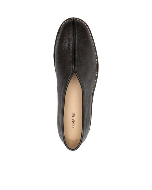 Lemaire Brown Slip-On Loafers for men