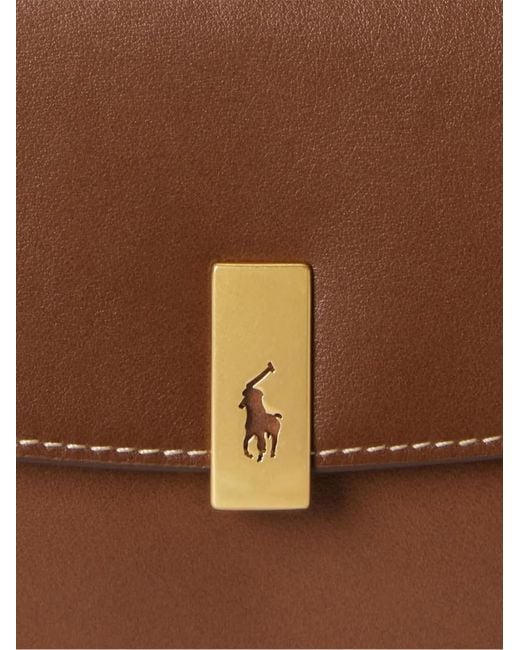 Polo Ralph Lauren Brown Chain Strap Shoulder Bag