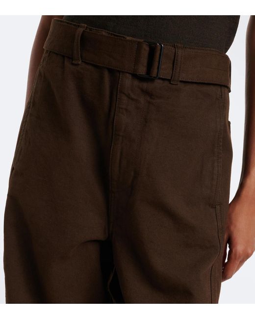 Lemaire Brown Twisted Jeans