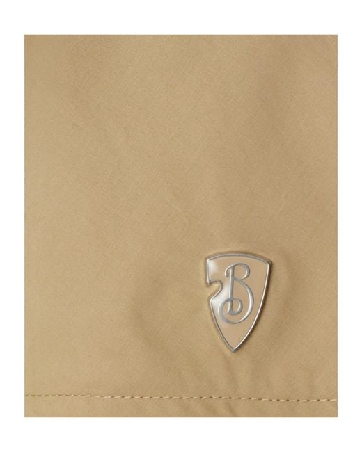 Burberry Natural B Shield-Plaque Windbreaker Jacket