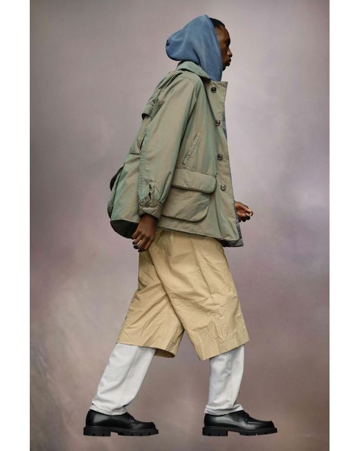 Maison Margiela Green Distressed Tonic Jacket for men