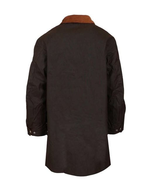 Barbour Black X Paul Smith Loves Beeston Waxed Jacket for men