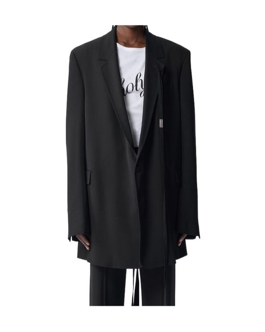 Ann Demeulemeester Black Agnes Suit Coat