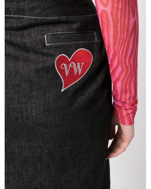 Vivienne Westwood Black Denim Skirt