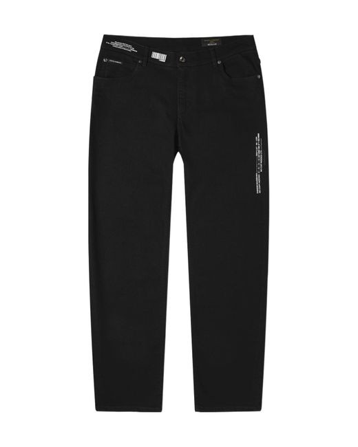 Dolce & Gabbana Black Belt-Loop Jeans for men