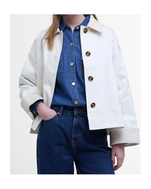 Barbour Gray Lapel Jacket