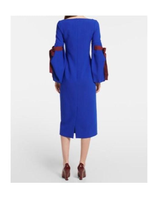 Roksanda Blue Calispi Crêpe Midi Dress