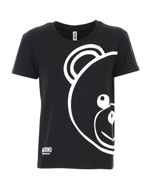 Moschino Black Logo Short-Sleeved T-Shirt