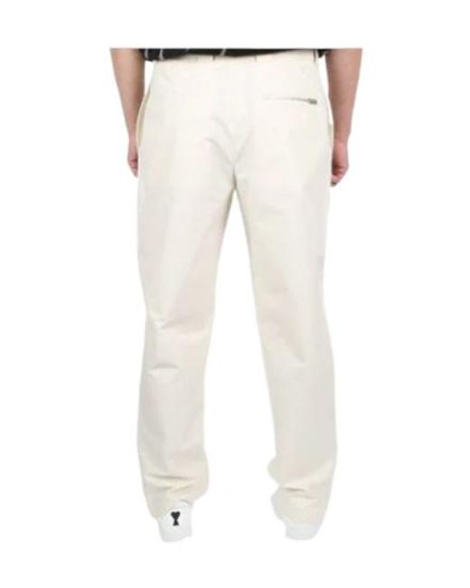 Jil Sander Natural Belt Loop Casual Pants for men