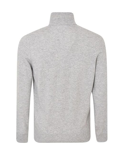 Brunello Cucinelli Gray Turtleneck Jumper for men