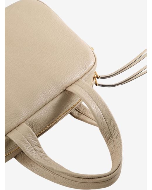 Tory Burch Natural Leather Satchel