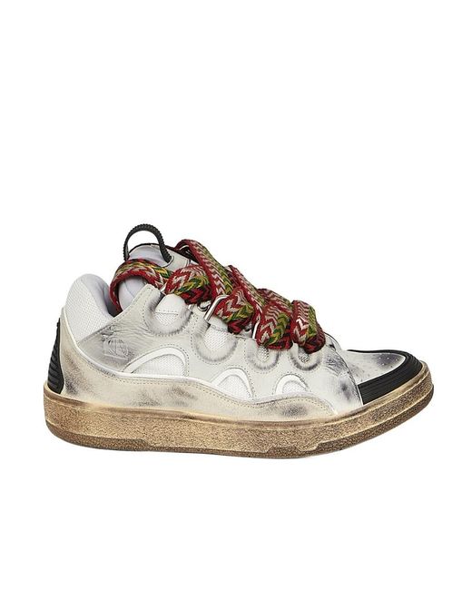 Lanvin Natural Curb Sneakers for men
