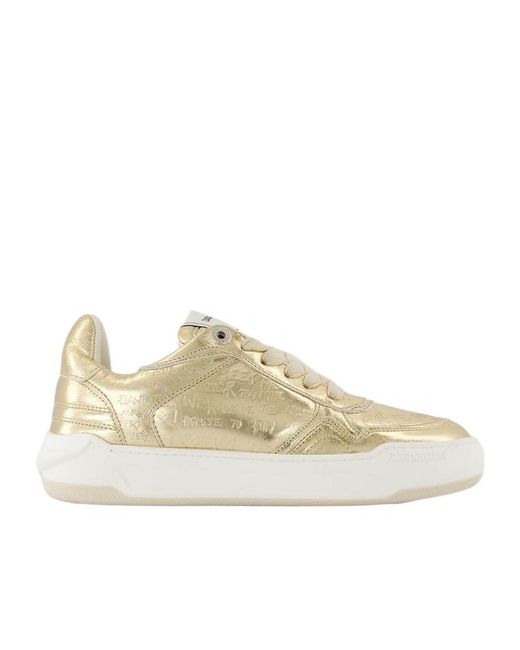 Zadig & Voltaire Natural Vintage Sneakers