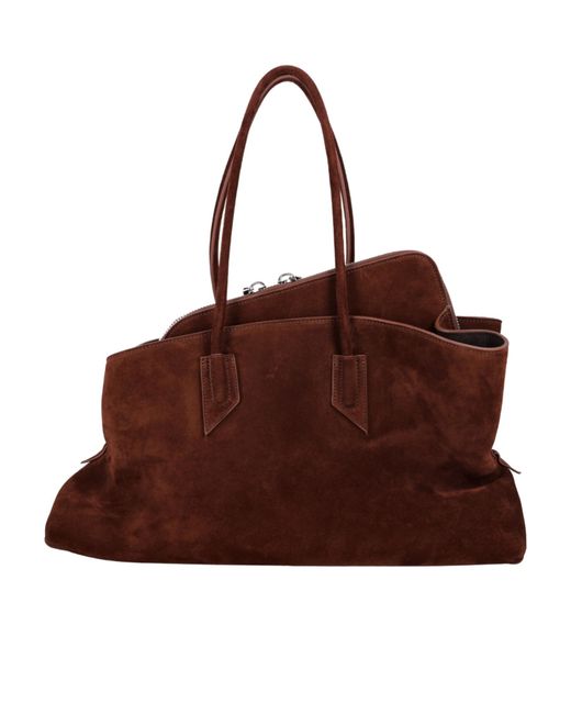The Attico Green The La Passeggiata Medium Tote Bag