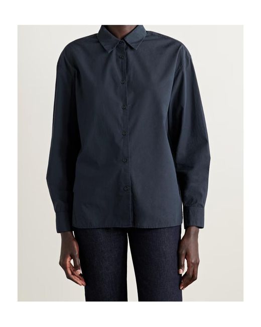 Nili Lotan Blue Long Sleeve Shirt