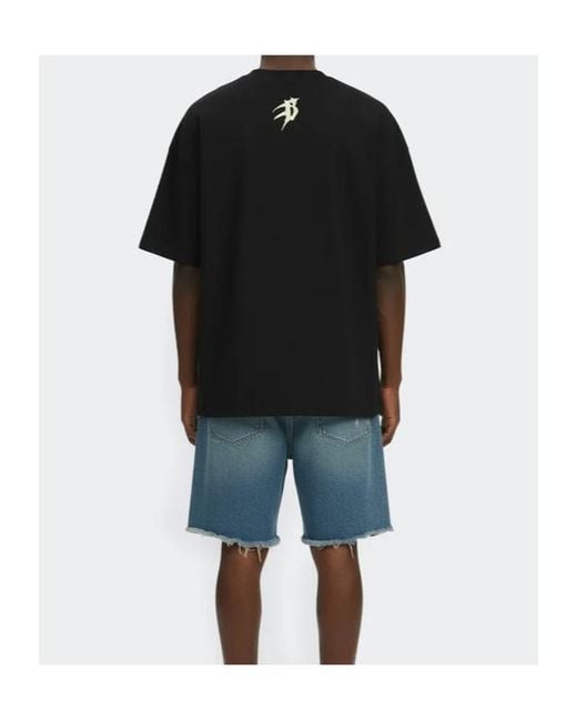 Barrow Black Logo Print T-Shirt for men