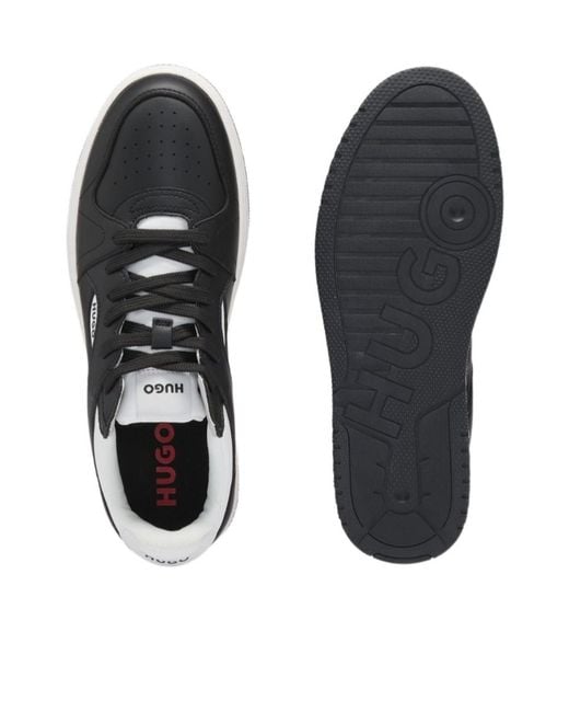 Boss Black Logo Detailed Lace-Up Trainers for men